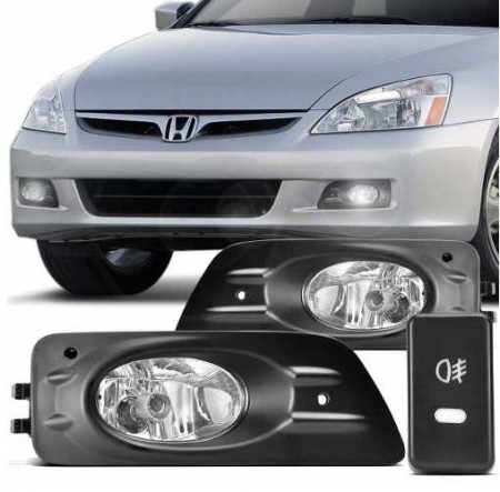 Kit Farol De Milha Accord 2006 2007 Neblina Auxiliar Honda